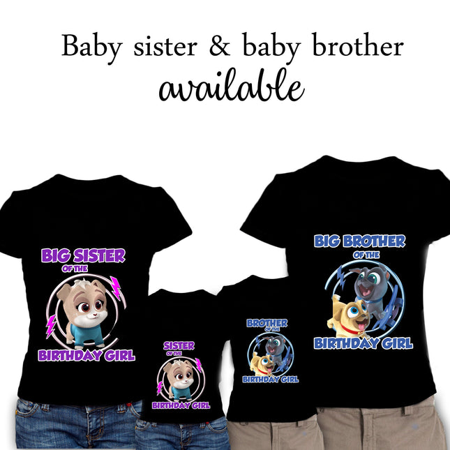 Puppy Dog Pals Birthday Girl & Family Matching Shirts #Style 2