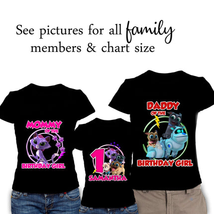 Puppy Dog Pals Birthday Girl & Family Matching Shirts #Style 2