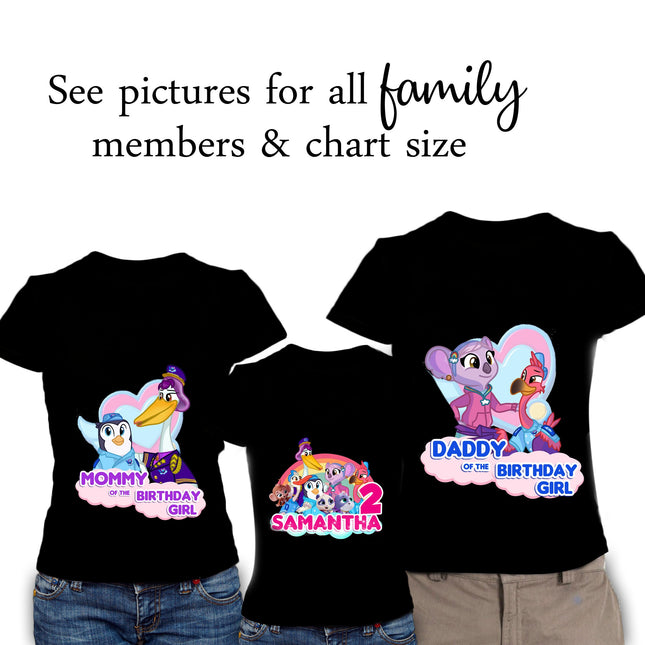 TOTS Birthday Girl & Family Matching Shirts