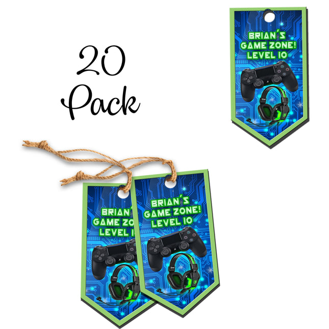 VideoGame Favor Tags - 20pk