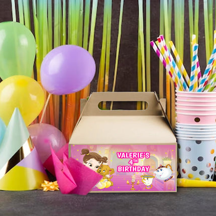 Baby Belle Gable Box Labels | 12-Pack Stickers | Size 6x3.25in