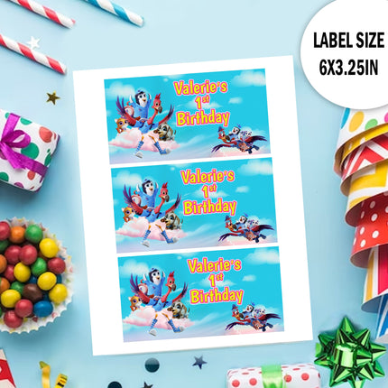 TOTS Gable Box Labels | 12-Pack Stickers | Size 6x3.25in