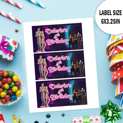 Zombies Gable Box Labels | 12-Pack Stickers | Size 6x3.25in