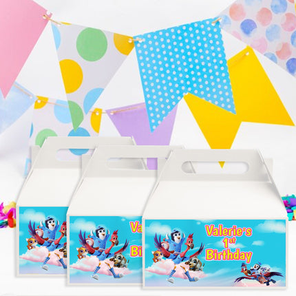 TOTS Gable Box Labels | 12-Pack Stickers | Size 6x3.25in