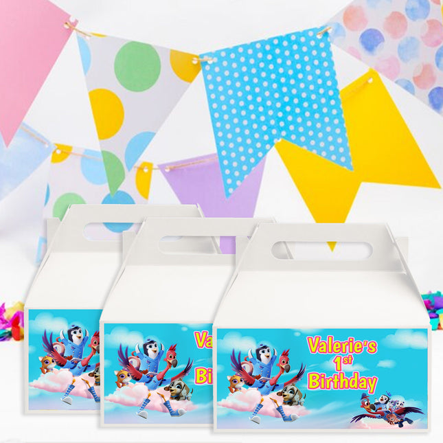 TOTS Gable Box Labels | 12-Pack Stickers | Size 6x3.25in
