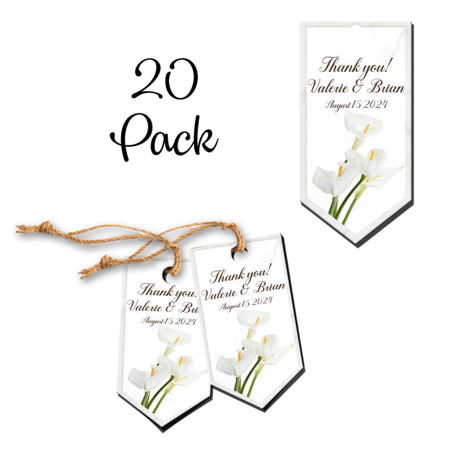 Wedding Favor Tags - 20pk