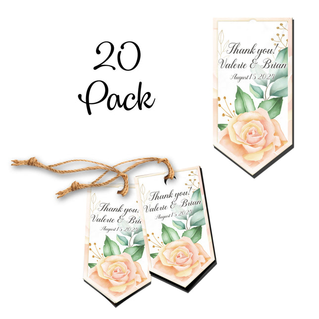 Bridal Shower Favor Tags - 20pk