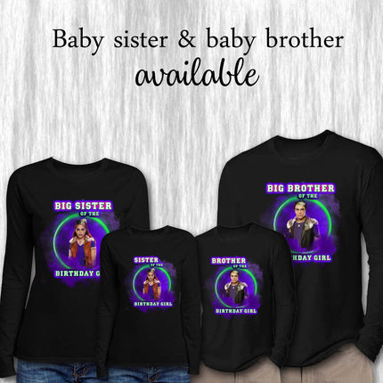Zombies Birthday Girl & Family Matching Shirts | Black Long Sleeve