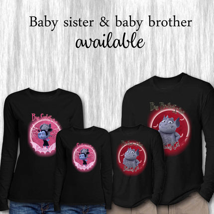 Vampirina Birthday Girl & Family Matching Shirts | Black Long Sleeve