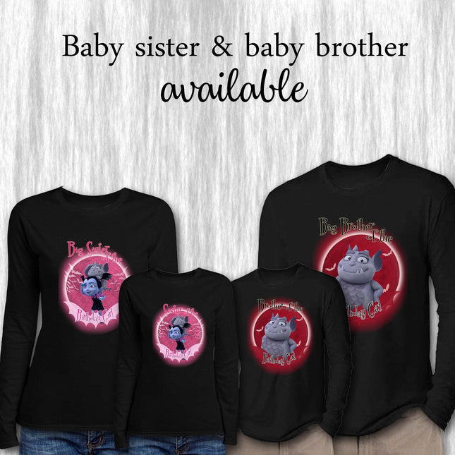 Vampirina Birthday Girl & Family Matching Shirts | Black Long Sleeve
