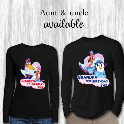 TOTS Birthday Boy & Family Matching Shirts | Black Long Sleeve