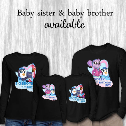 TOTS Birthday Boy & Family Matching Shirts | Black Long Sleeve