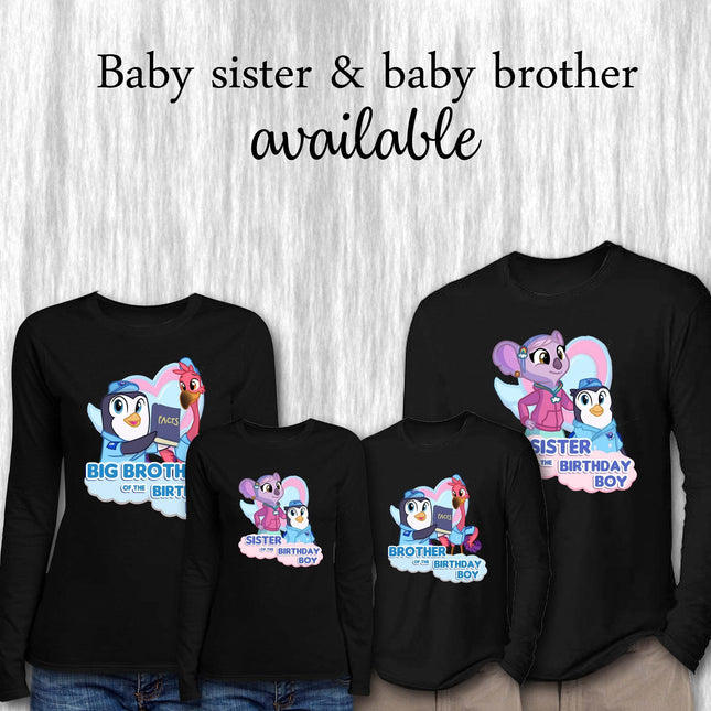 TOTS Birthday Boy & Family Matching Shirts | Black Long Sleeve