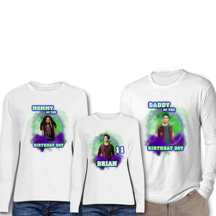 Zombies Birthday Boy & Family Matching Shirts | White Long Sleeve