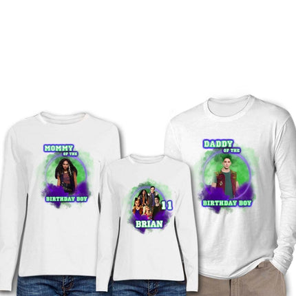Zombies Birthday Boy & Family Matching Shirts | White Long Sleeve