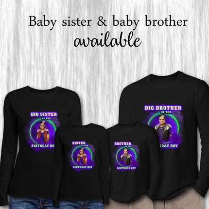 Zombies Birthday Boy & Family Matching Shirts | Black Long Sleeve