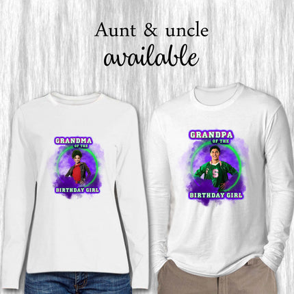 Zombies Birthday Girl & Family Matching Shirts | White Long Sleeve