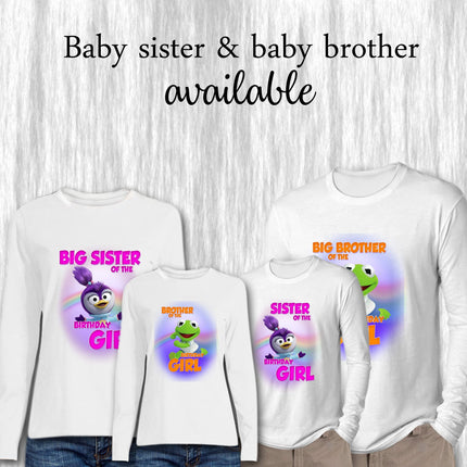 Muppet Babies Birthday Boy & Family Matching Shirts | White Long Sleeve