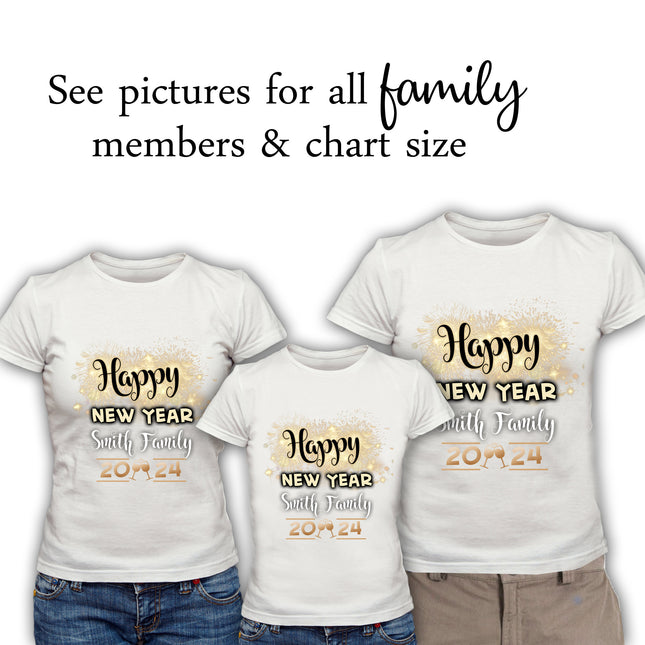 New Year Birthday Girl & Family Matching Shirts