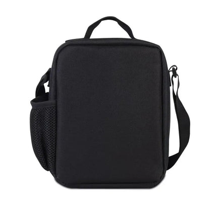 Custom Kids Lunch Bag with Strap Personalized School Insulated Picnic Box Learning Colors