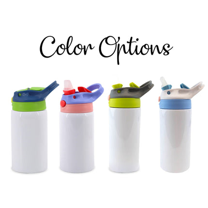 Custom Kids Water Bottle Personalized Toddler Insulated Tumbler 12oz Dinosaur