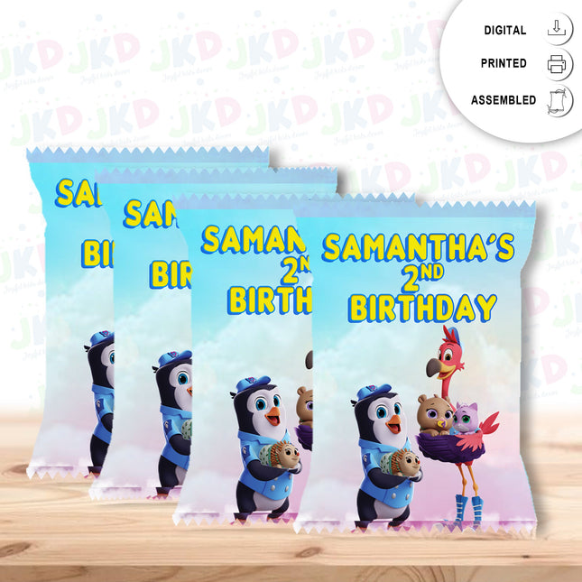 TOTS Chip Bags Label for Kids Birthday Party Favor Decor, Stickers or Finished Options