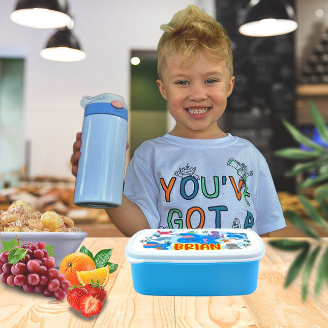 Custom Kids Snack Lunch Box for School Picnic Personalized Travel Container Under the Sea Ocean