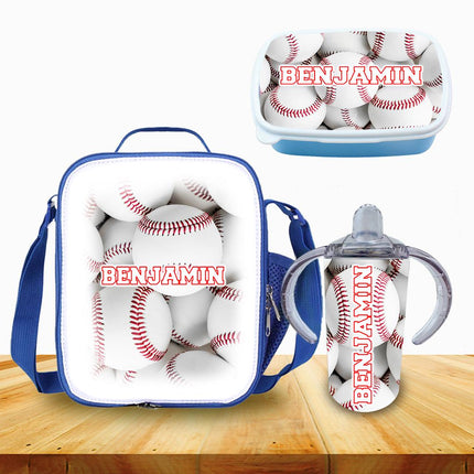 Custom Kids Sippy Cup Personalized Toddler Insulated Tumbler 12oz Bottle Beisbol Sports Team