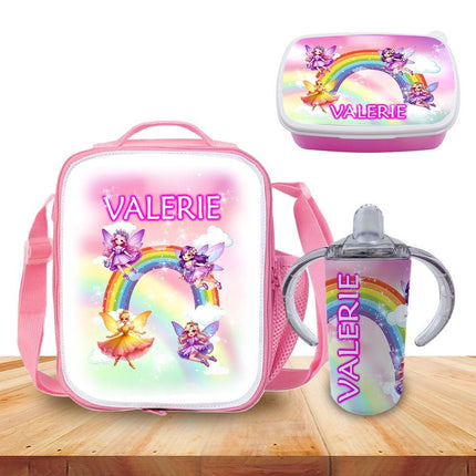 Custom Kids Sippy Cup Personalized Toddler Insulated Tumbler 12oz Bottle Fairy Pixie Dust