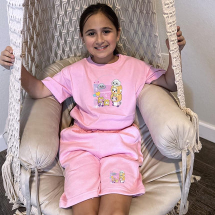 Custom Kids' Short Set Outfit Shorts & Tshirt LamkyBox