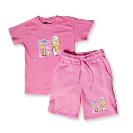 Custom Kids' Short Set Outfit Shorts & Tshirt LamkyBox