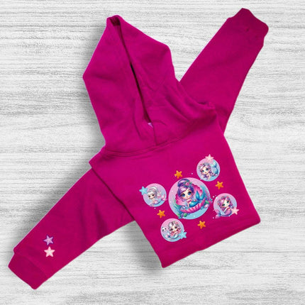 Kids Hoddie Sweatshirt Cozy Toddler Pullover Fleece Winter Outfit Gift for Girl Daughter Mermaid 1