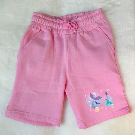 Custom Kids' Short Set Outfit Shorts & Tshirt Mermaid Tail