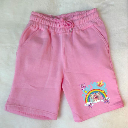 Custom Kids' Short Set Outfit Shorts & Tshirt Fairies and Rainbow