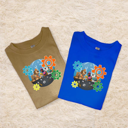 Custom Kids' Short Set Outfit Shorts & Tshirt Pupstruction