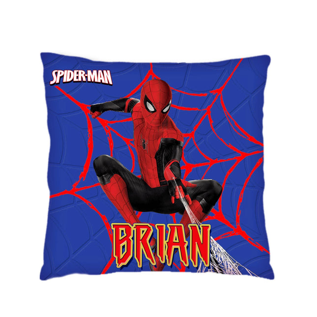 Spiderman Gift Bundle for Kids Custom Name Puzzle 16in Pillow and 12oz Tumbler Son Daughter Birthday Present Holidays