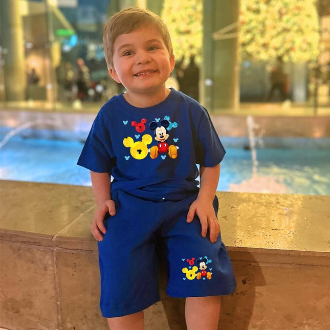 Custom Kids' Short Set Outfit Shorts & Tshirt Pupstruction