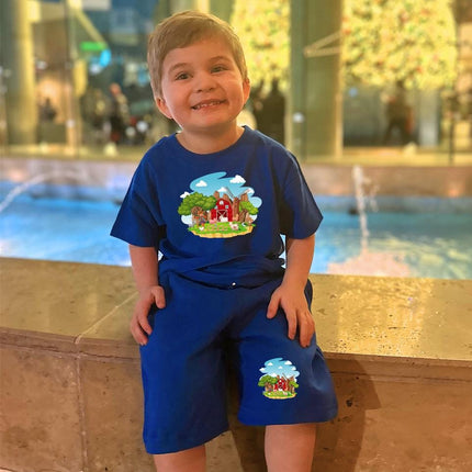 Custom Kids' Short Set Outfit Shorts & Tshirt Farm