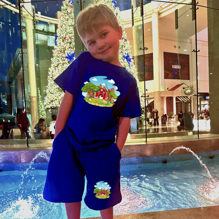 Custom Kids' Short Set Outfit Shorts & Tshirt Farm