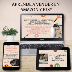 Curso Completo de Ventas Online: Aprende a Vender Productos Hechos A Mano en Etsy y Amazon Handmade Paso a Paso