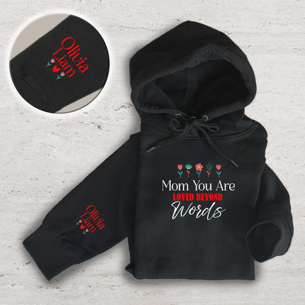 Adult Hoodie Sweatshirt Cozy Pullover Fleece Winter Outfit Gift for Her Wife Mom Mother’s Day Designs 1