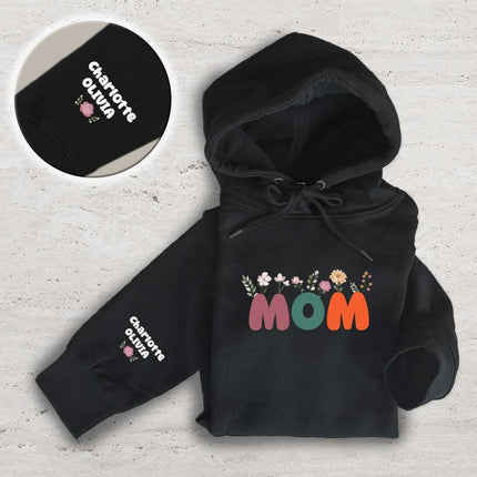 Adult Hoodie Sweatshirt Cozy Pullover Fleece Winter Outfit Gift for Her Wife Mom Mother’s Day Designs 2