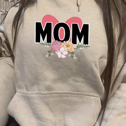 Adult Hoodie Sweatshirt Cozy Pullover Fleece Winter Outfit Gift for Her Wife Mom Mother’s Day Designs 4