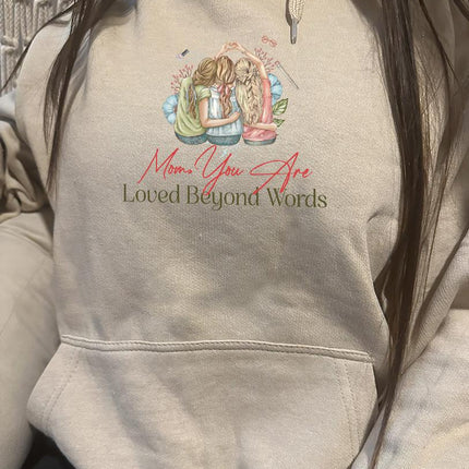 Adult Hoodie Sweatshirt Cozy Pullover Fleece Winter Outfit Gift for Her Wife Mom Mother’s Day Designs 6