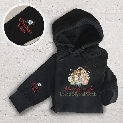 Adult Hoodie Sweatshirt Cozy Pullover Fleece Winter Outfit Gift for Her Wife Mom Mother’s Day Designs 6