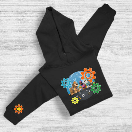 Kids Hoodie Sweatshirt Cozy Toddler Pullover Fleece Winter Outfit Gift for Boy Son Pupstruction