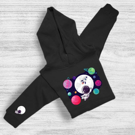 Kids Hoodie Sweatshirt Cozy Toddler Pullover Fleece Winter Outfit Gift for Boy Son Universe