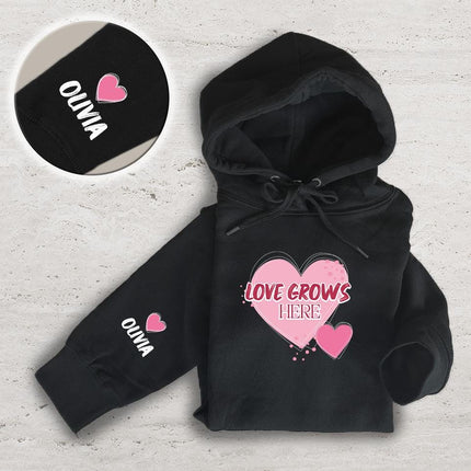 Adult Hoodie Sweatshirt Cozy Pullover Fleece Winter Outfit Gift for Her Love Design 4