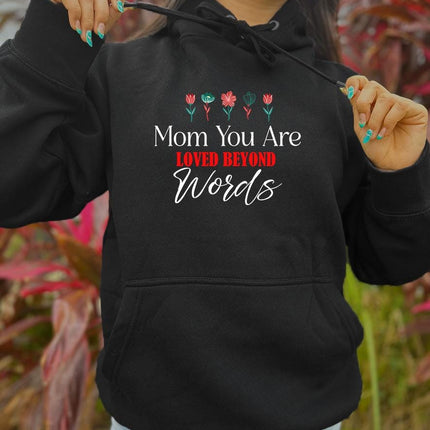 Adult Hoodie Sweatshirt Cozy Pullover Fleece Winter Outfit Gift for Her Wife Mom Mother’s Day Designs 1