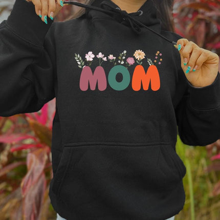 Adult Hoodie Sweatshirt Cozy Pullover Fleece Winter Outfit Gift for Her Wife Mom Mother’s Day Designs 2